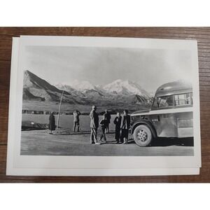 Mt McKinley ALASKA 1950 Vtg Photograph Greeting Card Lantern Press NOS